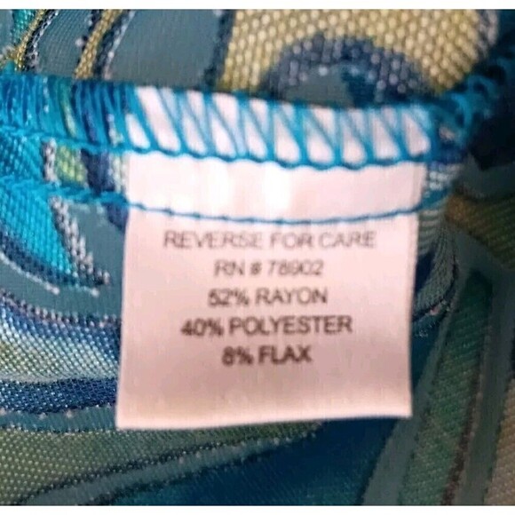 Erin by Erin London Size 2X Multicolor Partially Sheer Button up Top - Picture 5 of 8